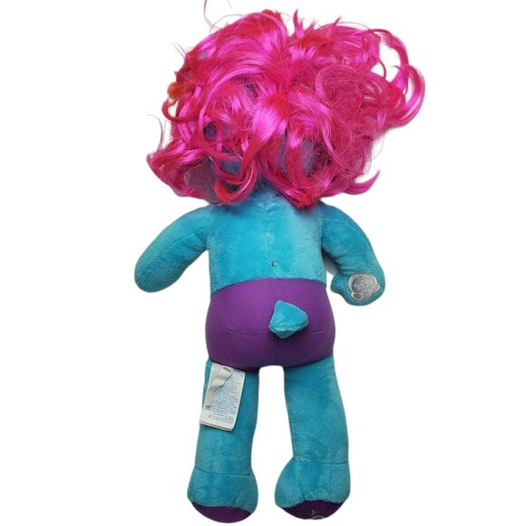 Build A Bear Honey Girl Viv Guitar Cat Kitten Blue Plush Rockstar Outfit HG 22" - Picture 8 of 12